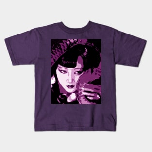 DAUGHTER OF THE DRAGON PURPLE Kids T-Shirt